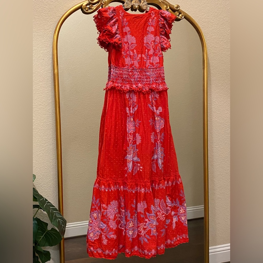 FARM Rio Shell Garden Floral Maxi Dress Accents - Picture 8 of 12
